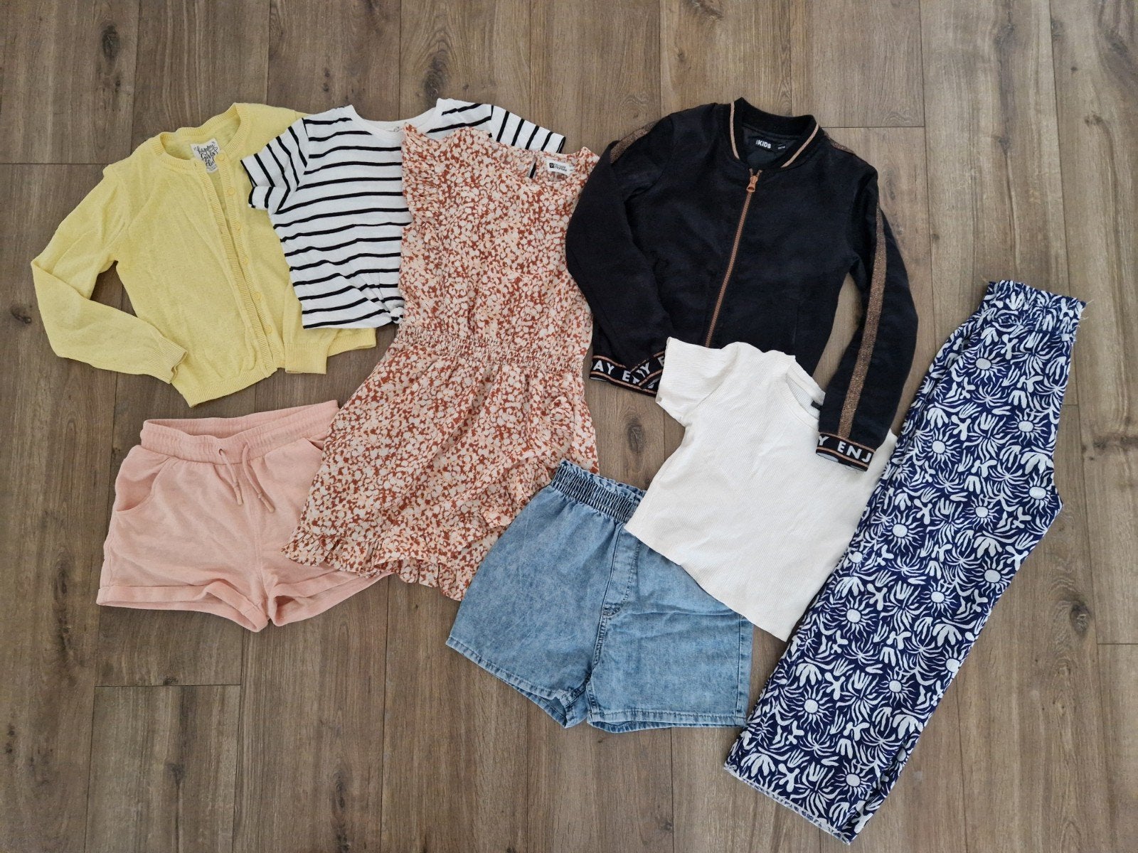 Pakket Meisjes kleding | Zomer | Maat 140, Ophalen, Zo goed als nieuw, Maat 140