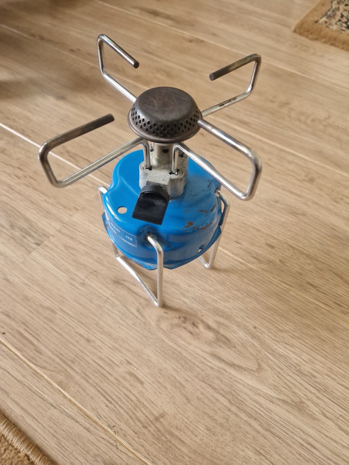 Compacte camping gasbrander, Ophalen of Verzenden, Gebruikt