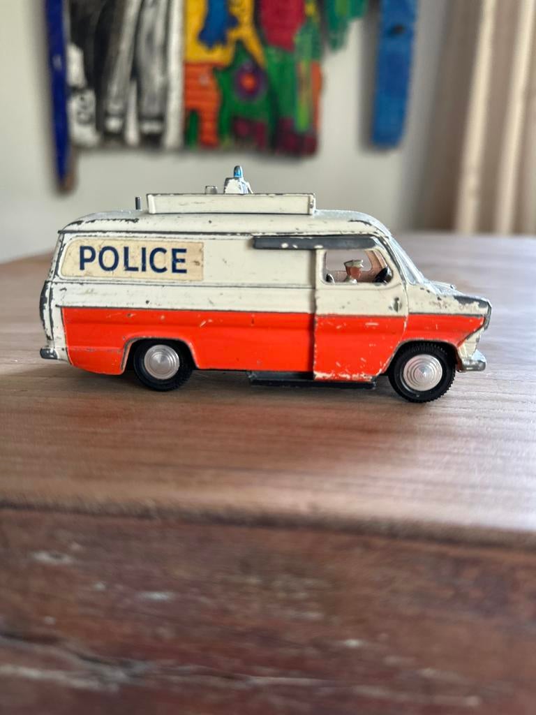 Voor de liefhebber, mooi Dinky Toys Ford Transit police van, Ophalen of Verzenden, Gebruikt, Auto