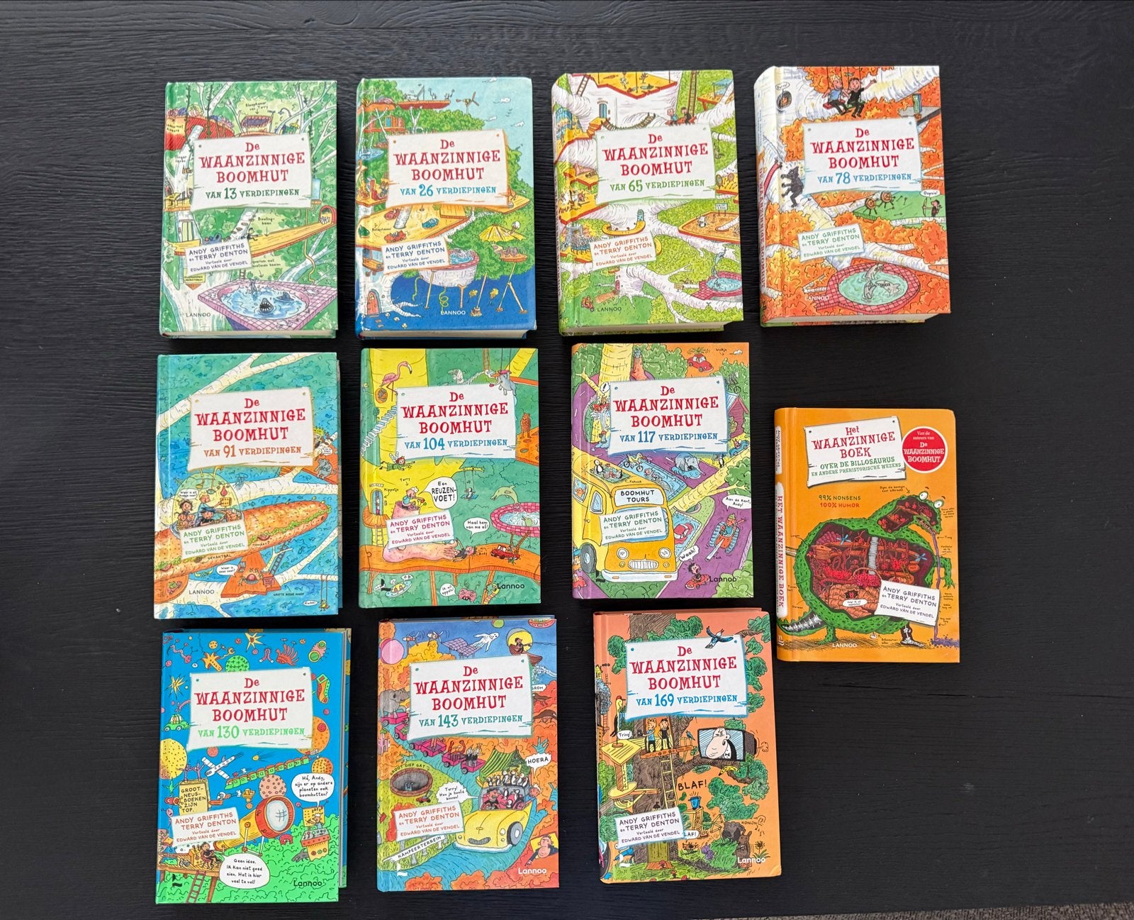 De Waanzinnige Boomhut serie deel 1, 2, 5-13 + Billosaurus, Ophalen of Verzenden, Zo goed als nieuw, Fictie