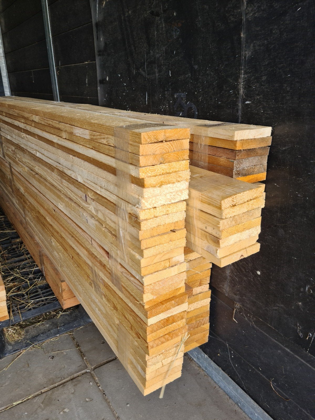 Partij van 40 planken in de maat 10x1,8 cm, lengte 260 cm, Ophalen, Zo goed als nieuw, 250 cm of meer, Planken