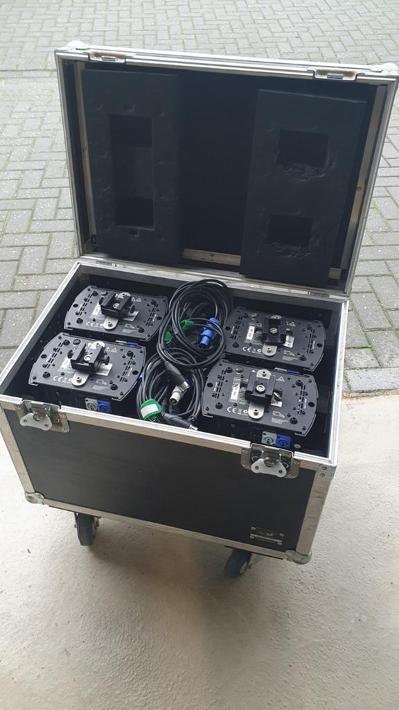 Set van 5 Moving Heads met Flightcase Martin Rush MH2, Ophalen, Gebruikt, Licht, Kleur