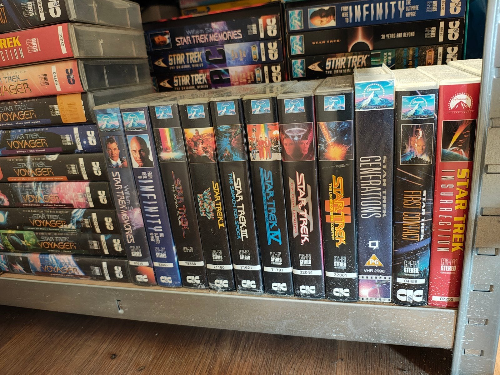 Star Trek VHS Collectie: Films, TNG, DS9, Voy, TOS, Enterpr., Cd's en Dvd's, VHS | Film, Science Fiction en Fantasy, Vanaf 12 jaar