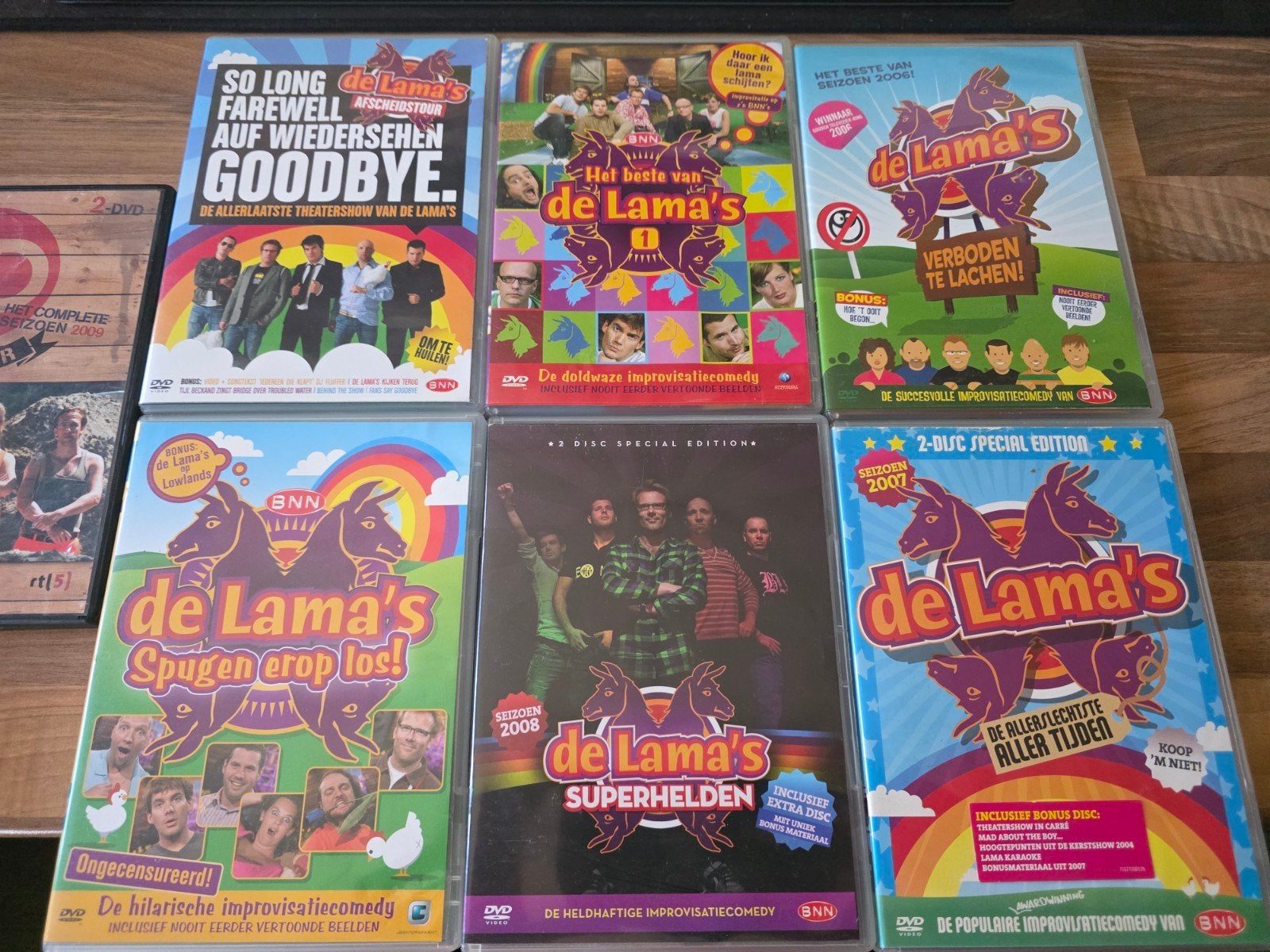 De Lama's DVD Collectie - Set (6 DVD's), Cd's en Dvd's, Dvd's | Tv en Series, Alle leeftijden, Ophalen, Gebruikt, Komedie