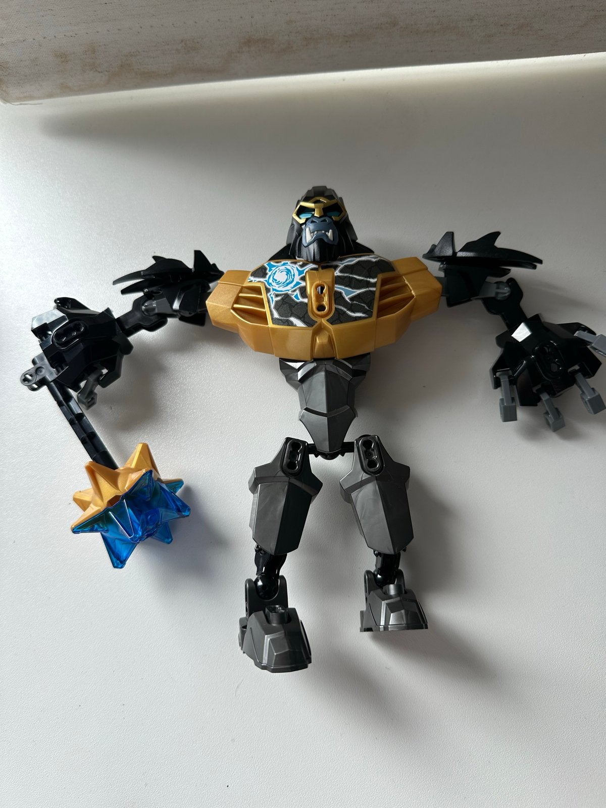 Lego Chima 70202 Chi Gorzan compleet met handleiding, Gebruikt, Overige thema's, Lego, Ophalen of Verzenden