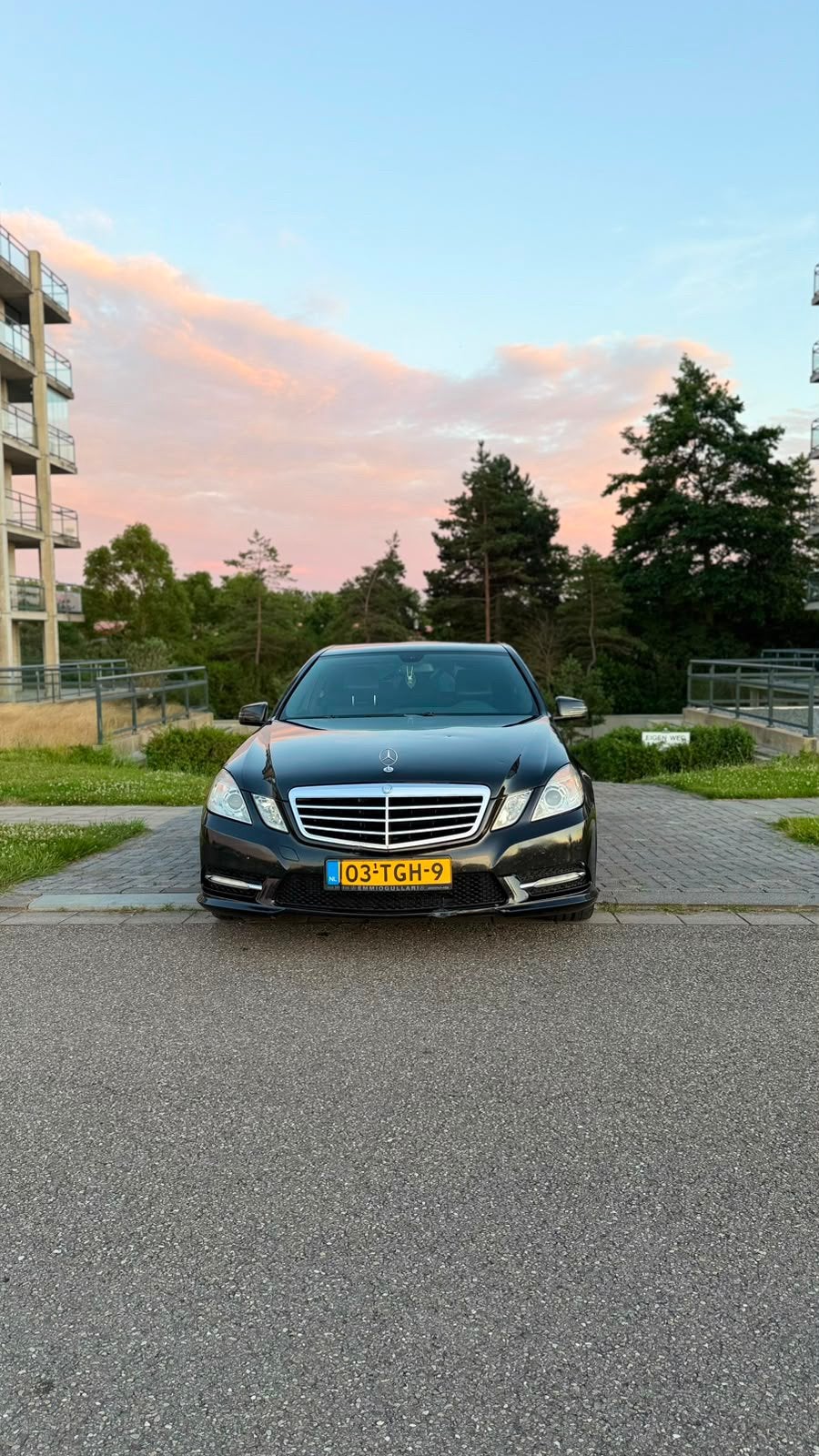 Mercedes-Benz E-Klasse E200 CDI BE Aut7 2012 Zwart, Auto's, Automaat, 4 cilinders, Zwart, Origineel Nederlands