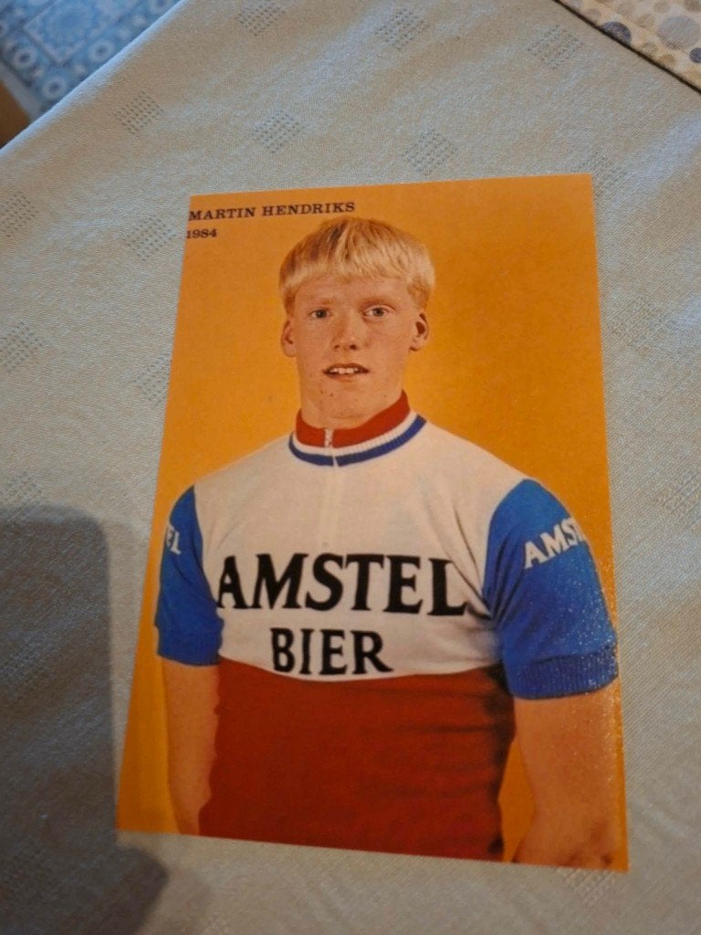 Foto (Repro) Martin Hendriks / Amstel Bier 1984, Verzamelen, Ophalen of Verzenden, Zo goed als nieuw, Overige sporten, Poster, Plaatje of Sticker
