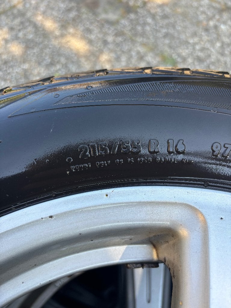 set Uniroyal winterbanden 215/55 R16, Ophalen, 16 inch, Banden en Velgen, Winterbanden