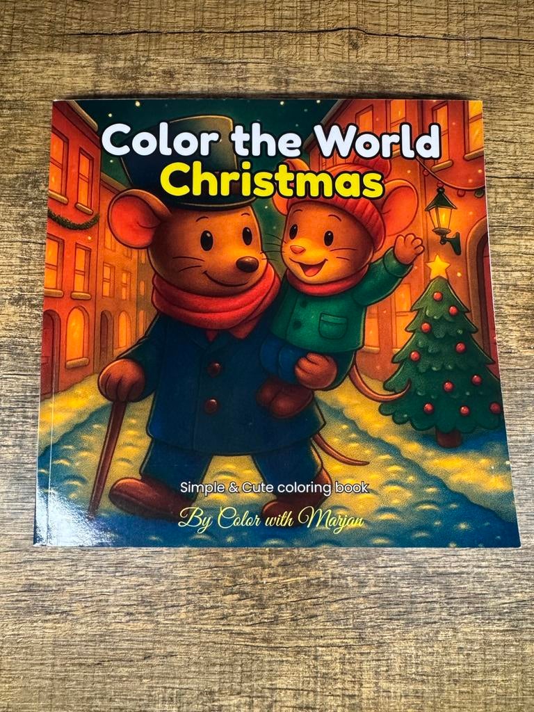 Color the World Christmas Color with Marjan Nieuw/Ongebruikt, Ophalen of Verzenden, Zo goed als nieuw, Boek of Gids