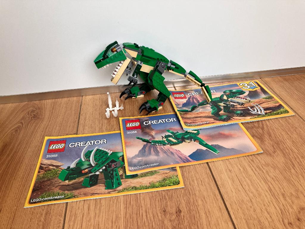 LEGO Creator 31058 Machtige Dinosaurus 3-in-1, Compleet, Lego, Ophalen of Verzenden, Zo goed als nieuw