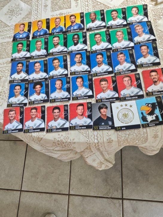 Duitsland Voetbalplaatjes - Diverse Spelers, Verzamelen, Ophalen of Verzenden