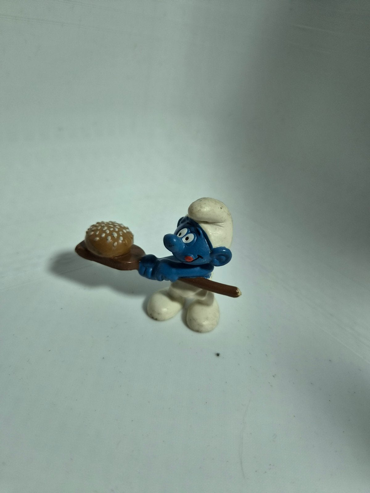 Smurf Bakker McDonald's Figuur payo 1996, Ophalen of Verzenden, Gebruikt, Overige Smurfen, Poppetje, Figuurtje of Knuffel