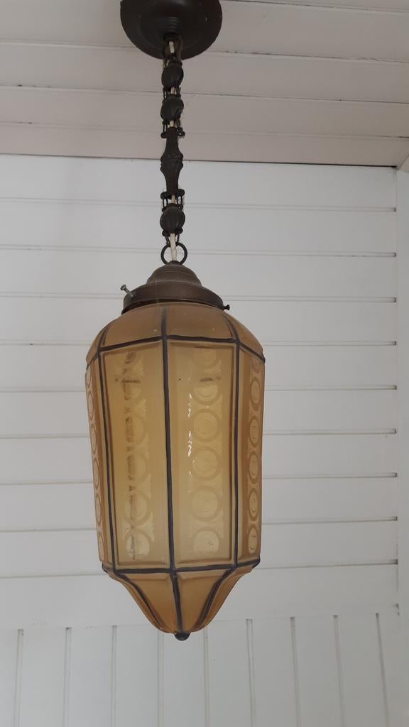Hallamp, Antiek en Kunst, Ophalen of Verzenden