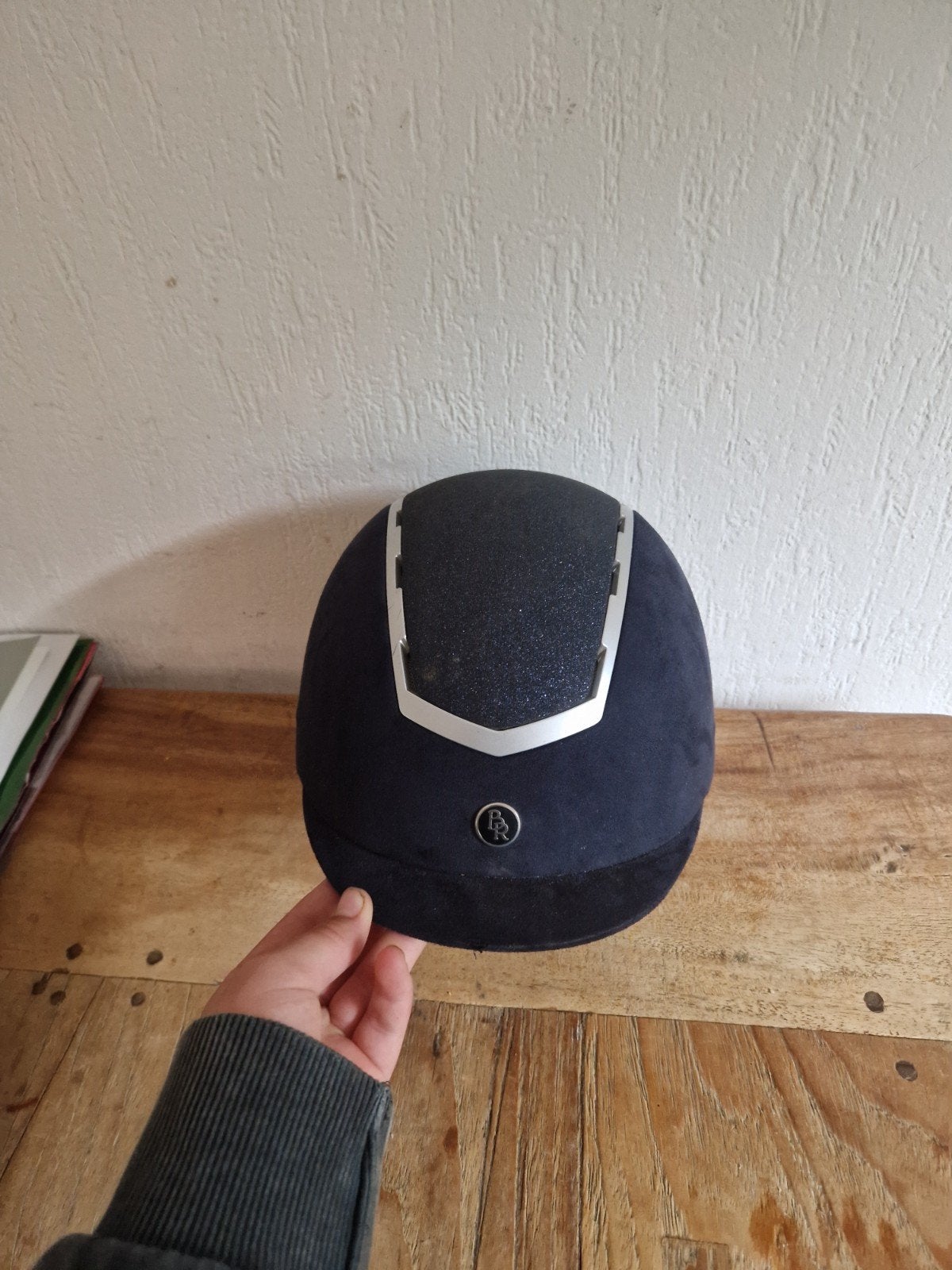 paardrij cap, Dieren en Toebehoren, Paardrijkleding, Ophalen, Dressuur, BR, Zo goed als nieuw
