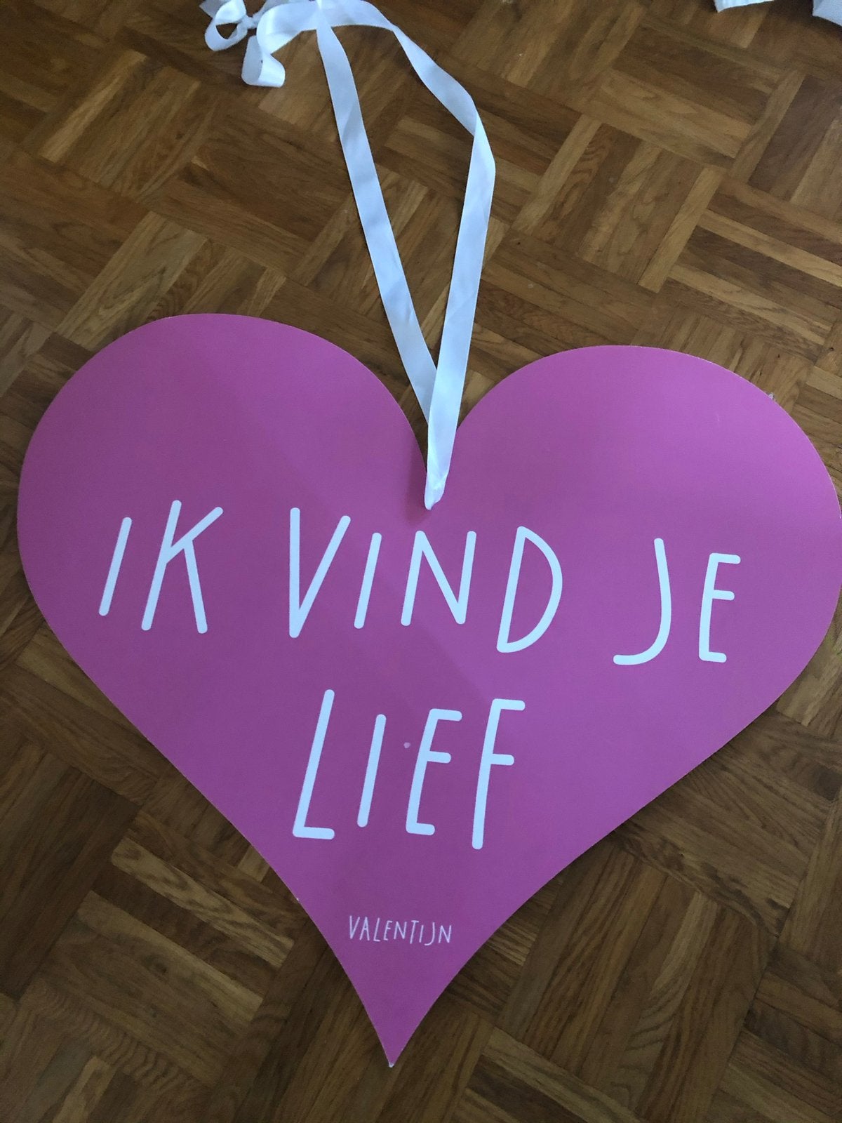 Groot valentijn hart, Ophalen of Verzenden, Zo goed als nieuw