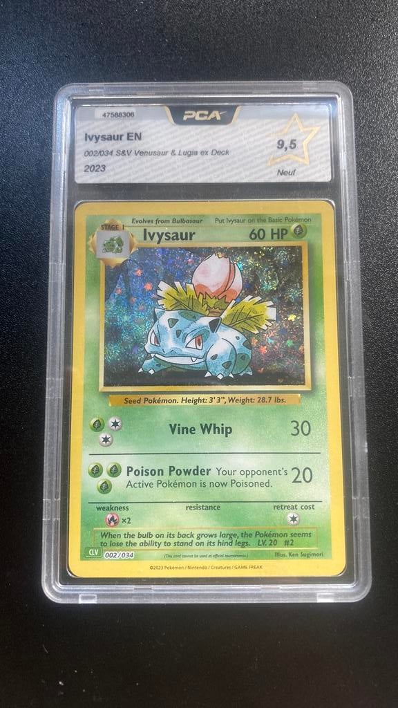 Pokémon kaart ivysaur, Ophalen of Verzenden, Nieuw