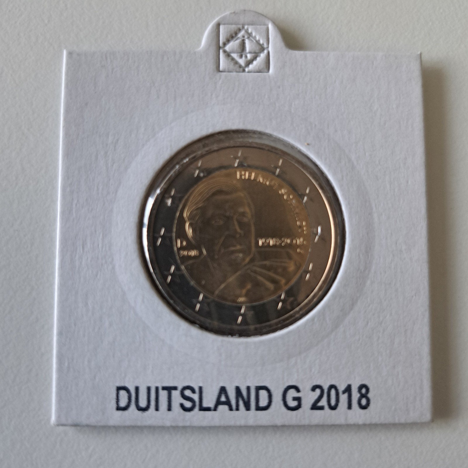 Duitse 2 euromunt 2018 Helmut Schmidt UNC, Postzegels en Munten, Ophalen of Verzenden, Duitsland, 2 euro, Losse munt