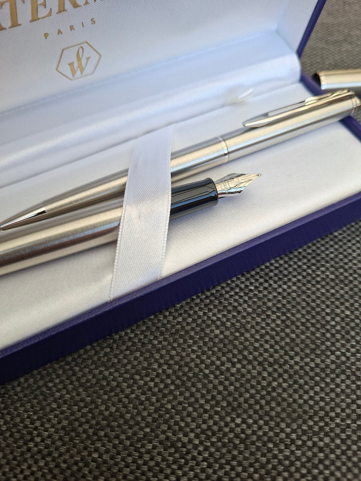 Waterman Pennenset: Vulpen en Balpen in Doosje, Verzamelen, Pennenverzamelingen, Ophalen of Verzenden, Nieuw, Vulpen, Waterman