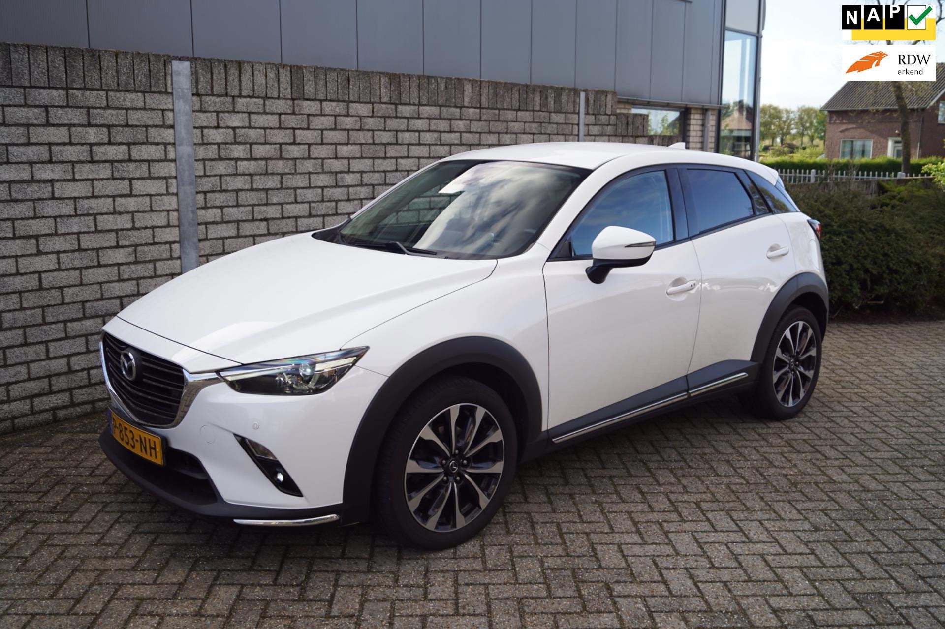 Mazda CX-3 2.0 SkyActiv-G 150 SkyLease GT 4WD Autom Navi Cam, Auto's, Mazda, Automaat, 15 km/l, Gebruikt, 4 cilinders