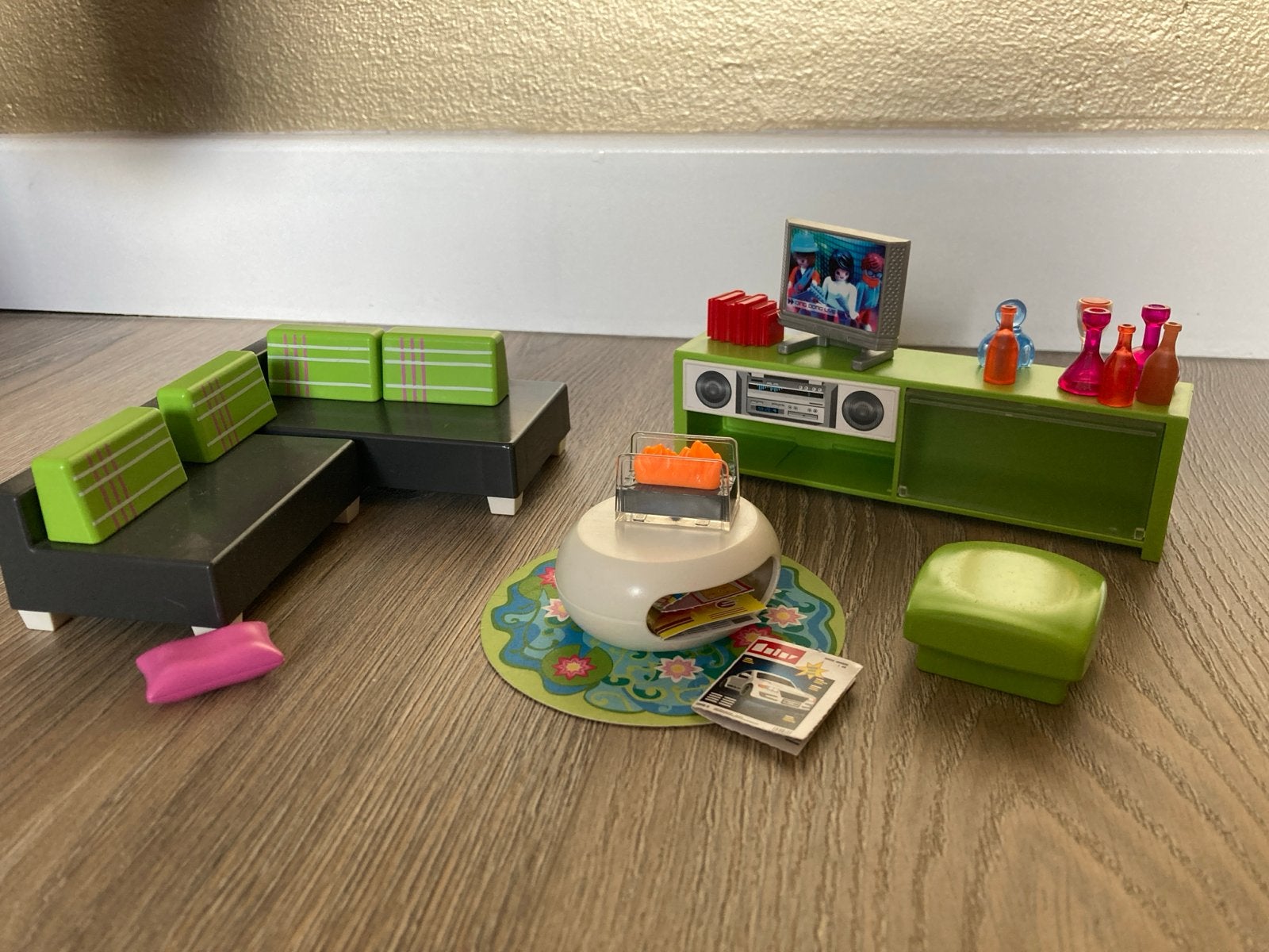 Playmobil Woonkamer Set 5584 met Bank en TV Meubel, Kinderen en Baby's, Ophalen of Verzenden, Gebruikt