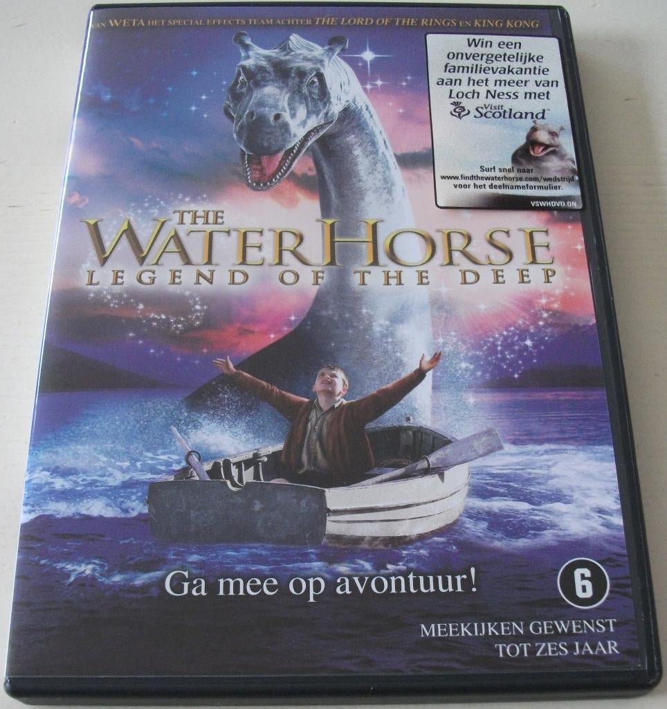 Dvd *** WATER HORSE ***, Avontuur, Ophalen of Verzenden, Zo goed als nieuw, Vanaf 6 jaar
