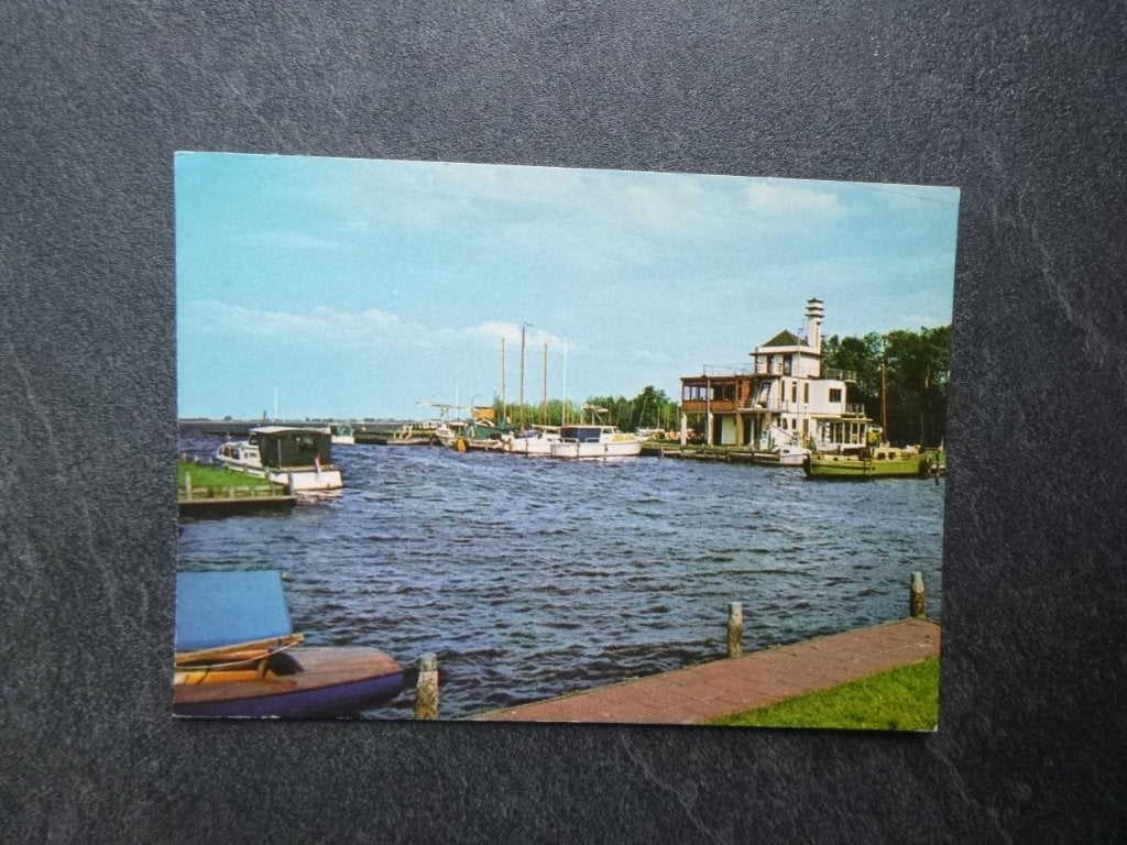 Midlaren, watersport cent. de Bloemert/boot 1977, Verzenden, 1960 tot 1980, Gelopen