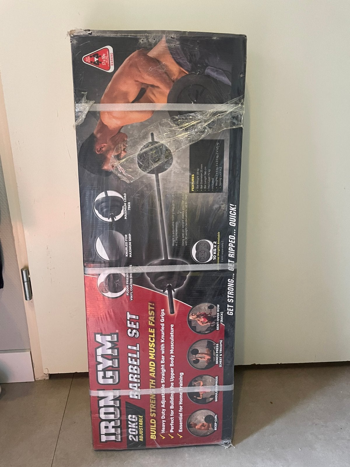 Barbell set nieuw in doos, Ophalen, Nieuw, Halterset