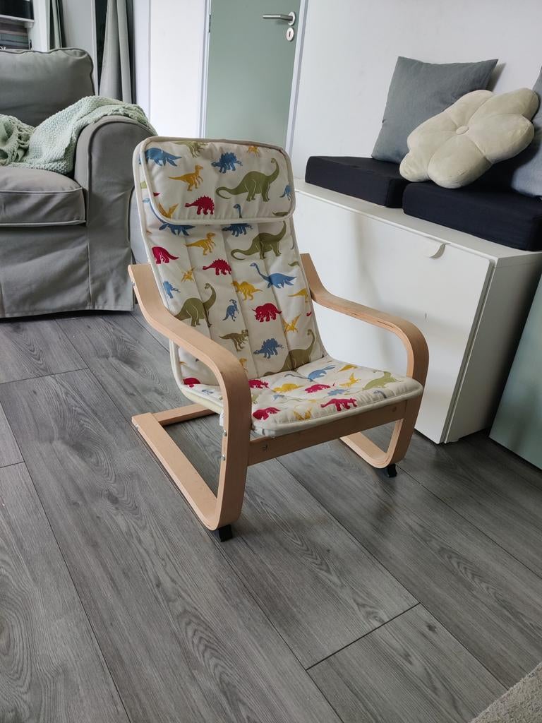 IKEA kinderstoel met dino print, Ophalen