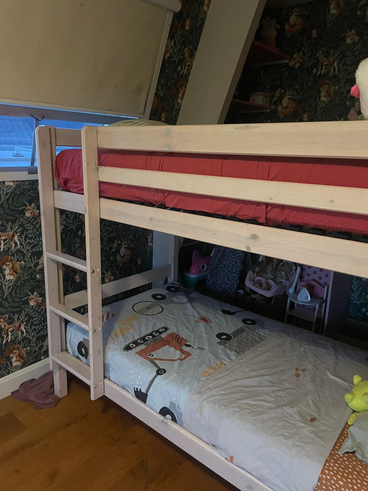 Stapelbed 90x200, Kinderen en Baby's, Kinderkamer | Stapelbedden en Hoogslapers, Ophalen, Gebruikt, Stapelbed