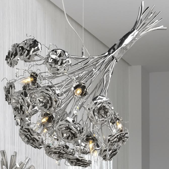 Brand van Egmond La Vie En Rose Chandelier, Ophalen of Verzenden, Zo goed als nieuw, Metaal