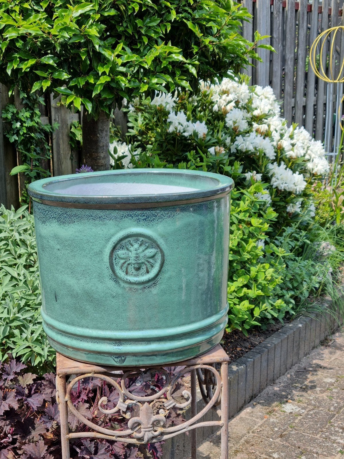 Leuke cilinder plantenbak 🐝   🔥, Ophalen, Steen, Rond, Nieuw
