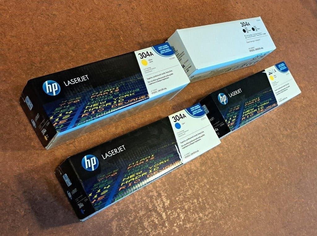 Set originele HP304A cartridge- Nieuw in gesloten verpakking, Ophalen of Verzenden, Nieuw, Toner, HP