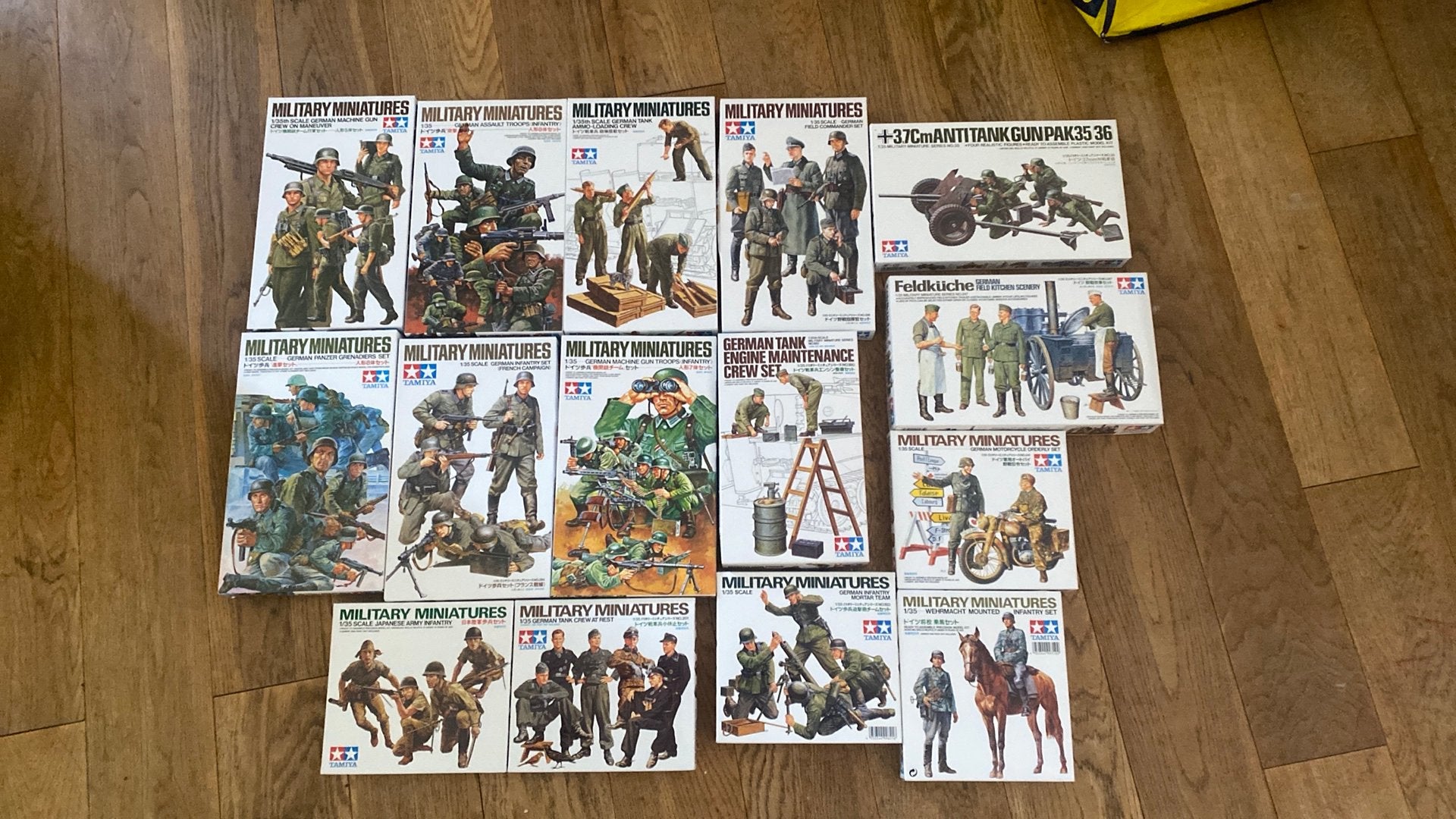 Tamiya militaire bouwdozen, Ophalen of Verzenden, Zo goed als nieuw, 1:35 tot 1:50