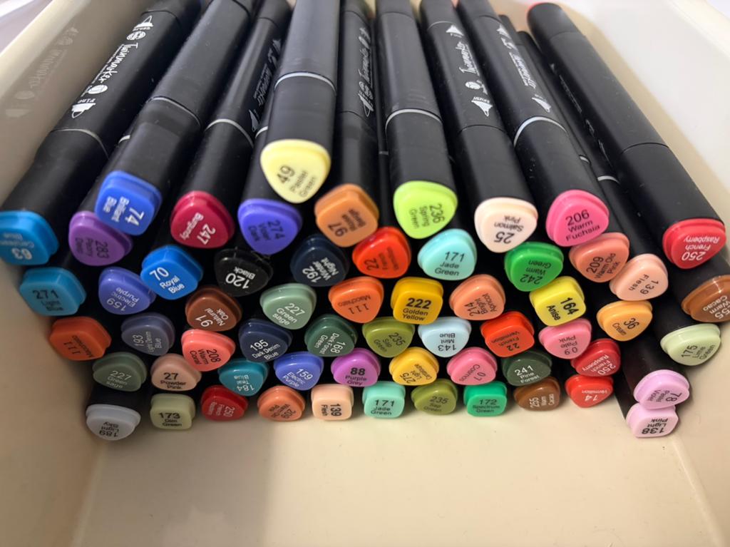 60 verschillende Twinmarkers Decotime, Ophalen of Verzenden, Nieuw, Potlood of Stift
