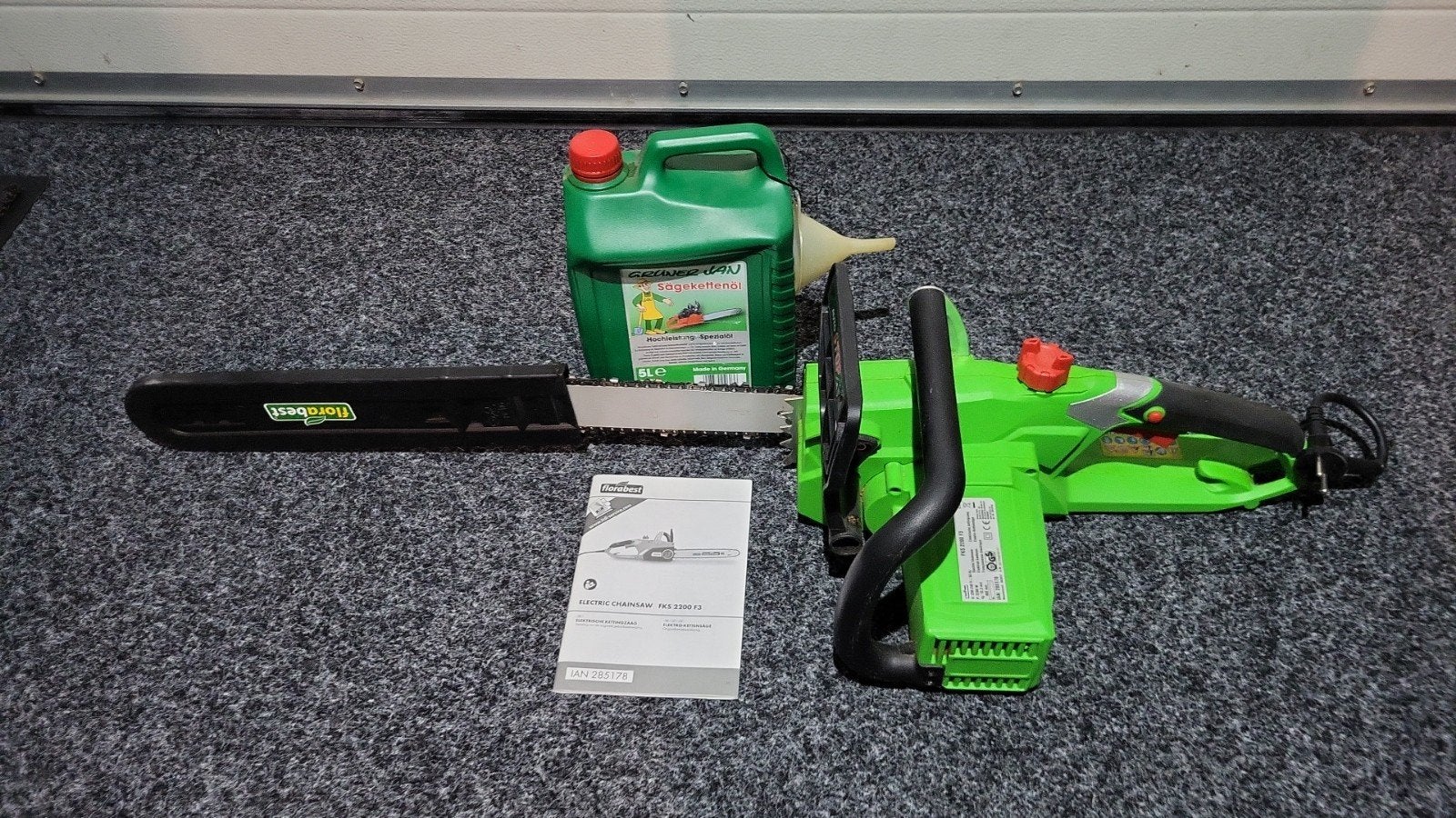Florabest kettingzaag FKS 2200 F3., Ophalen of Verzenden, Zo goed als nieuw, Elektrisch