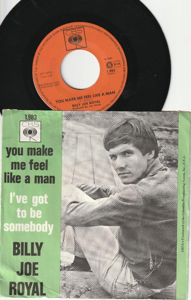 Billy Joe Royal - You Make Me Feel Like A Man 1966, Ophalen, Gebruikt, Pop
