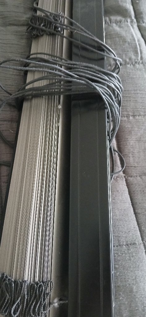 2x Jaloezie 1x 180 x H245 zwart 1x 80x245 Zo goed als nieuw, Ophalen, Jaloezie, Overige merken, Zwart