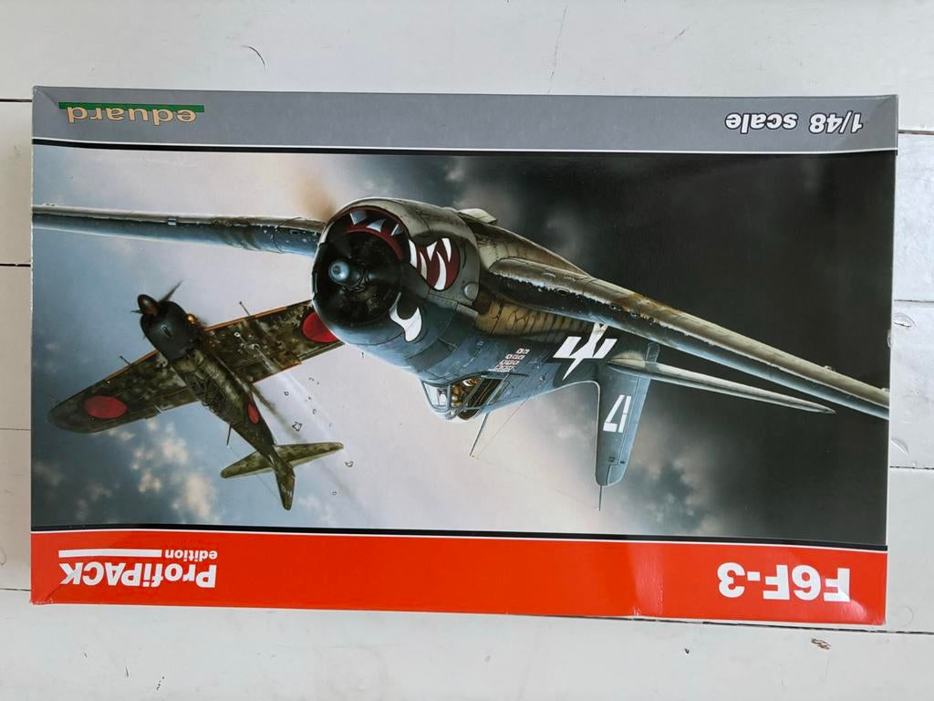 Eduard F6F-3 ProfiPACK 1/48 - Photo-etch & 3D wielen, Overige merken, Nieuw, Ophalen of Verzenden, Groter dan 1:72