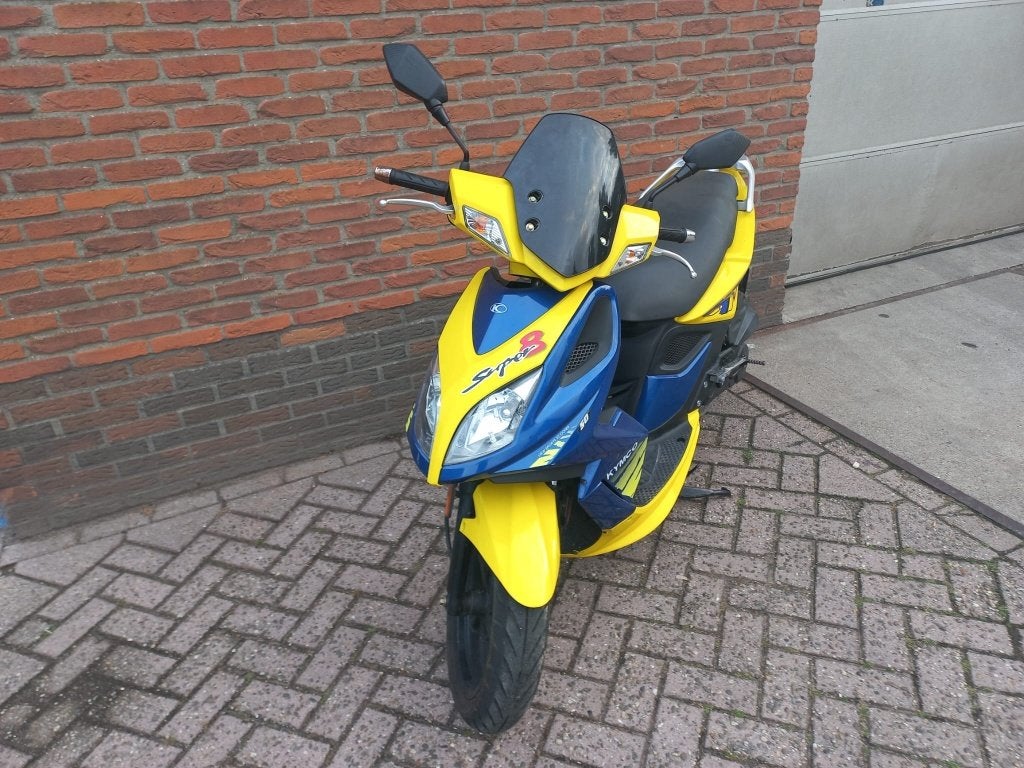 kymco scooter super 8, Fietsen en Brommers, Scooters | Kymco, Ophalen, Gebruikt, Maximaal 45 km/u, 49 cc