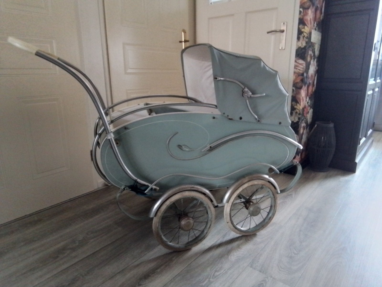 Tekoop vintage kinderwagen, Ophalen, Gebruikt, Overige merken