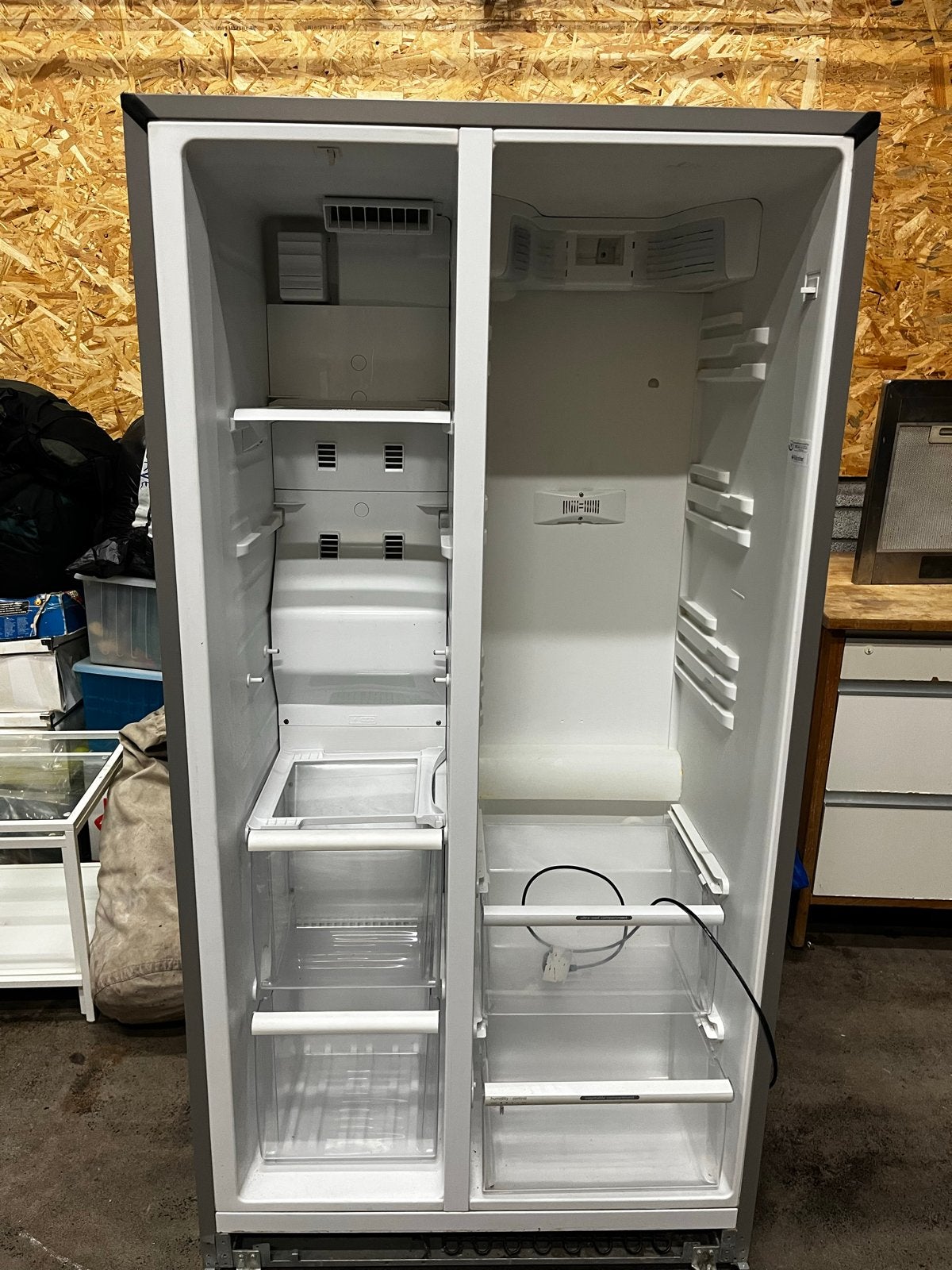 Whirlpool Amerikaanse koelkast - Side-by-side, Ophalen, Gebruikt, 60 tot 90 cm, 160 cm of meer