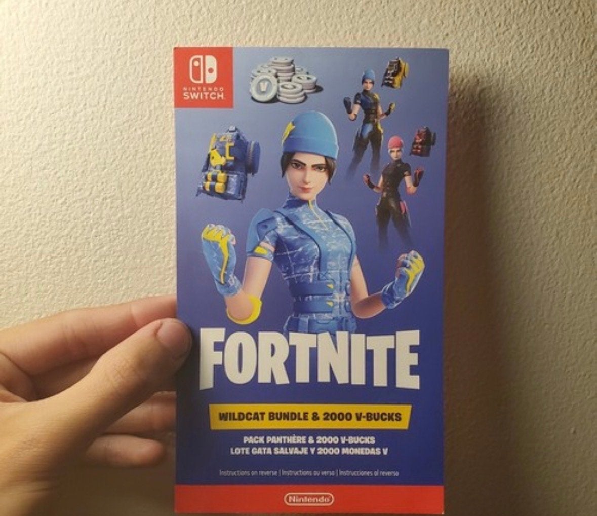 Fortnite Wildcat Bundle & 2000 V-Bucks Nintendo Switch, Online, Shooter, Nieuw, Ophalen of Verzenden