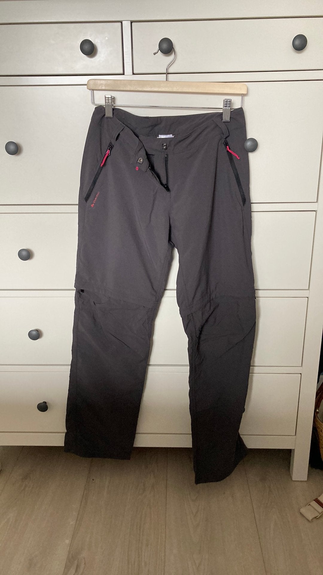 Afritst broek Decatlon donker grijs, Ophalen of Verzenden, Zo goed als nieuw, Maat 36 (S), Grijs