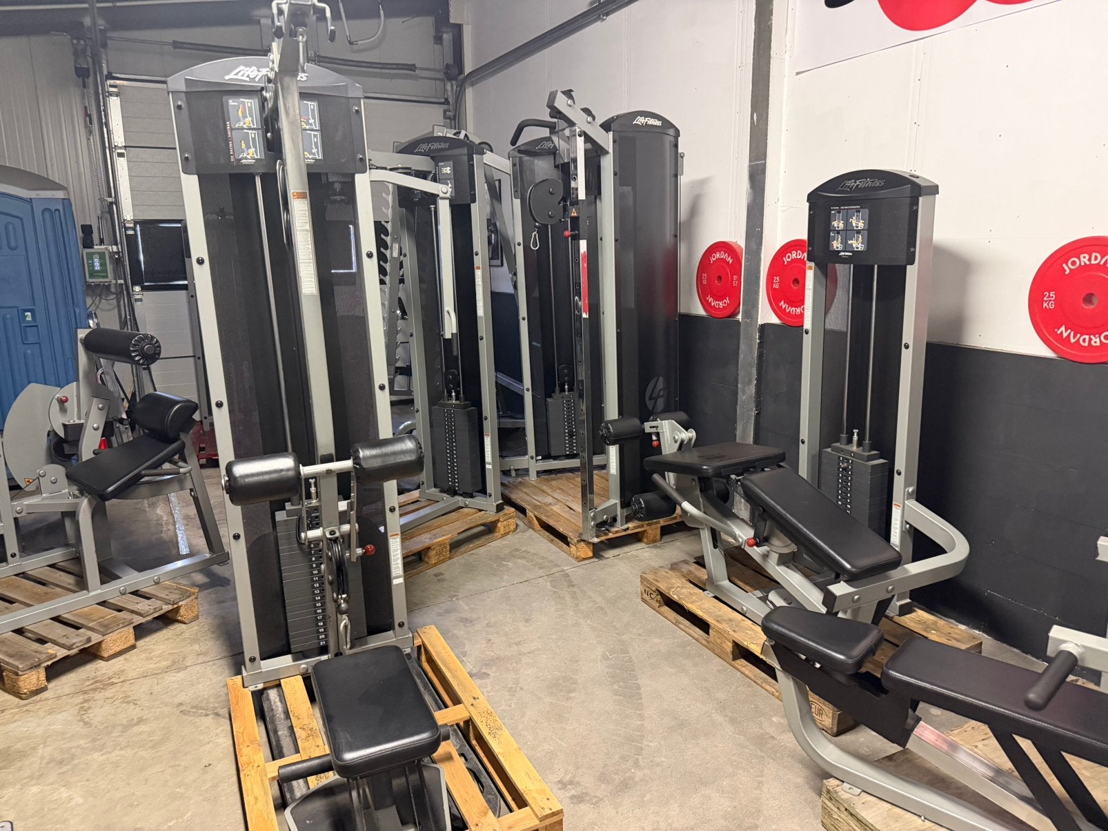 Life Fitness combi set, Sport en Fitness, Ophalen, Life Fitness, Gebruikt, .