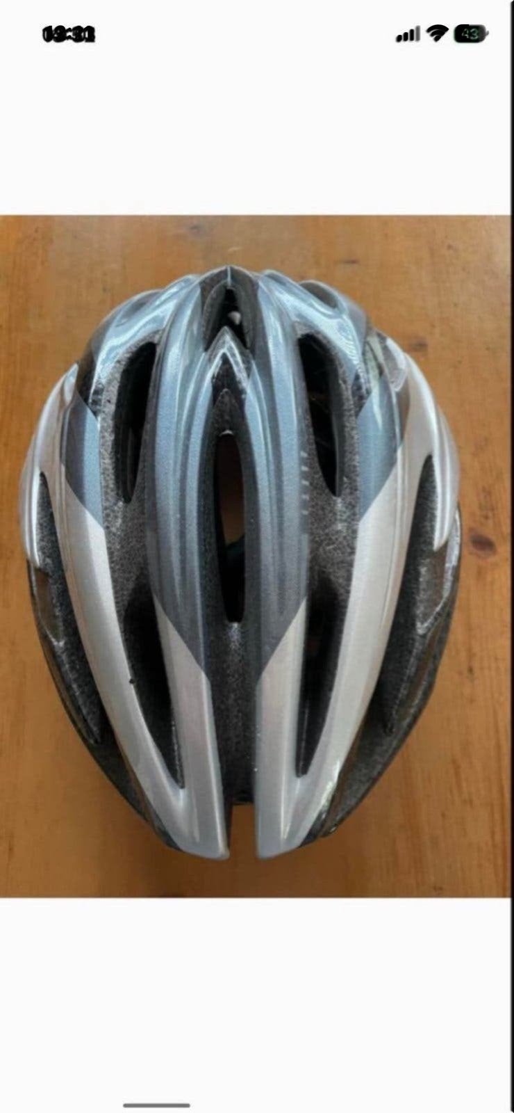 FastRider fietshelm S/M - Zilver/Zwart, Ophalen of Verzenden, Gebruikt, S, Heer of Dame