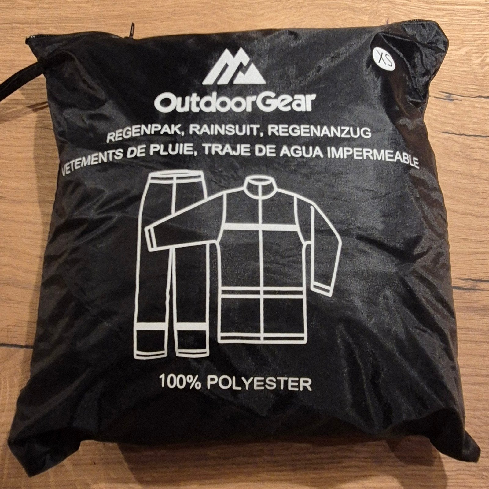 OutdoorGear Regenpak Maat XS - Nieuw en Ongebruikt, Ophalen of Verzenden, Nieuw, Regenpak, Heren