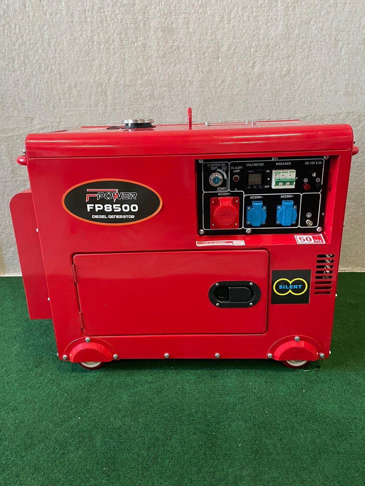 Nieuwe 6.5kw dieselaggregaten met elektrische start, Ophalen, F power, Dieselolie, Geluidgedempt