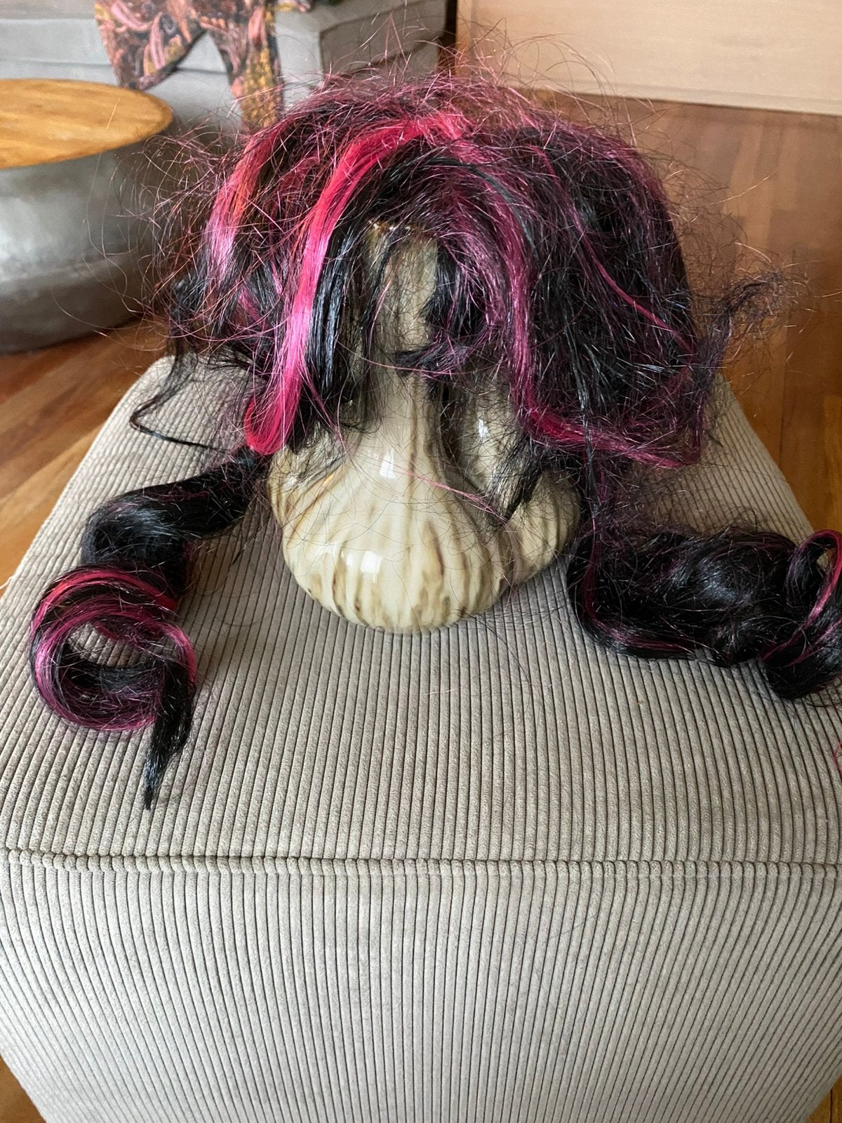 Leuke verkleed pruik van Monster High, Kinderen en Baby's, Carnavalskleding en Verkleedspullen, Ophalen of Verzenden, Jongen of Meisje