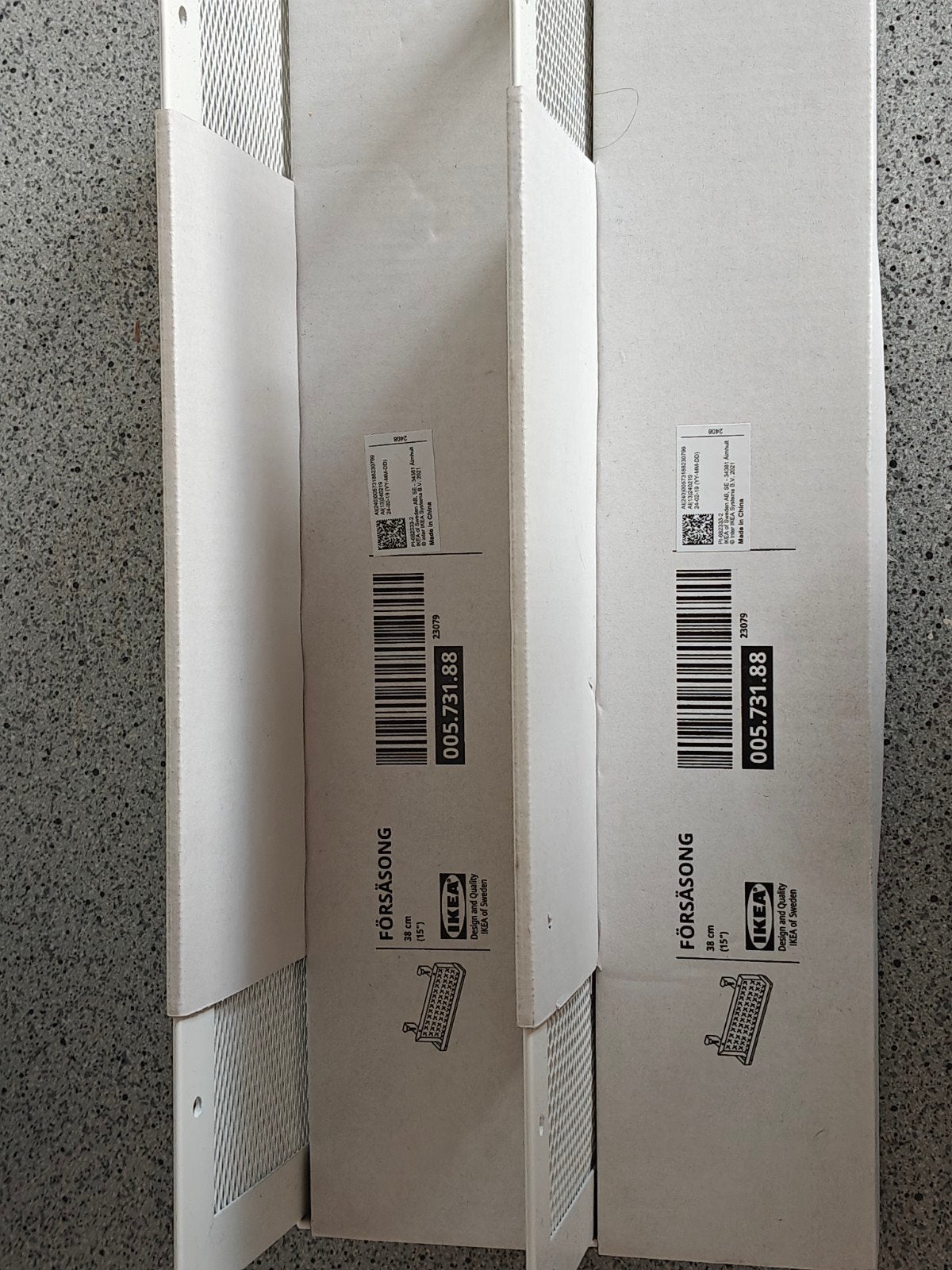 2 nieuwe Försåsong kabelgoten 38 cm (IKEA), Ophalen