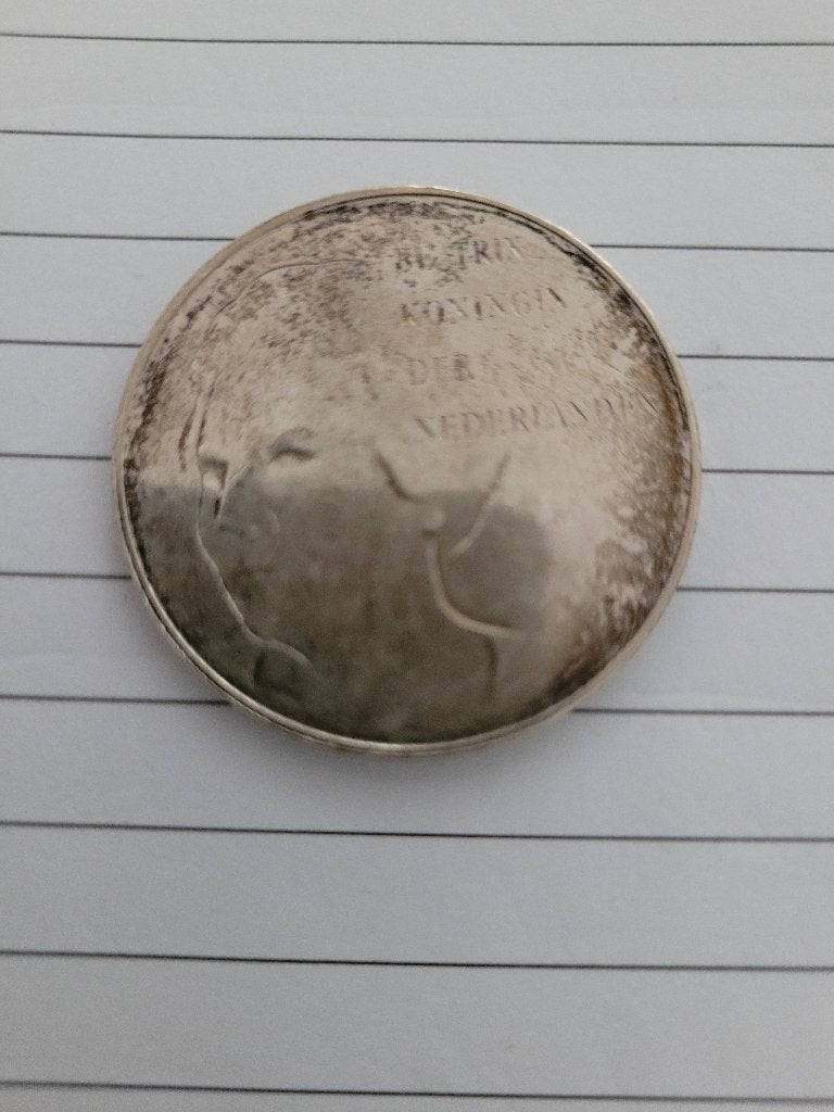 Zilveren 50 gulden 1945-1995, Ophalen of Verzenden, Koningin Beatrix, 50 gulden, Zilver
